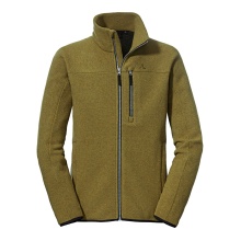 Schöffel Fleece Jacket Lakefield with Stand-up Collar (breathable, warm) green-brown Men